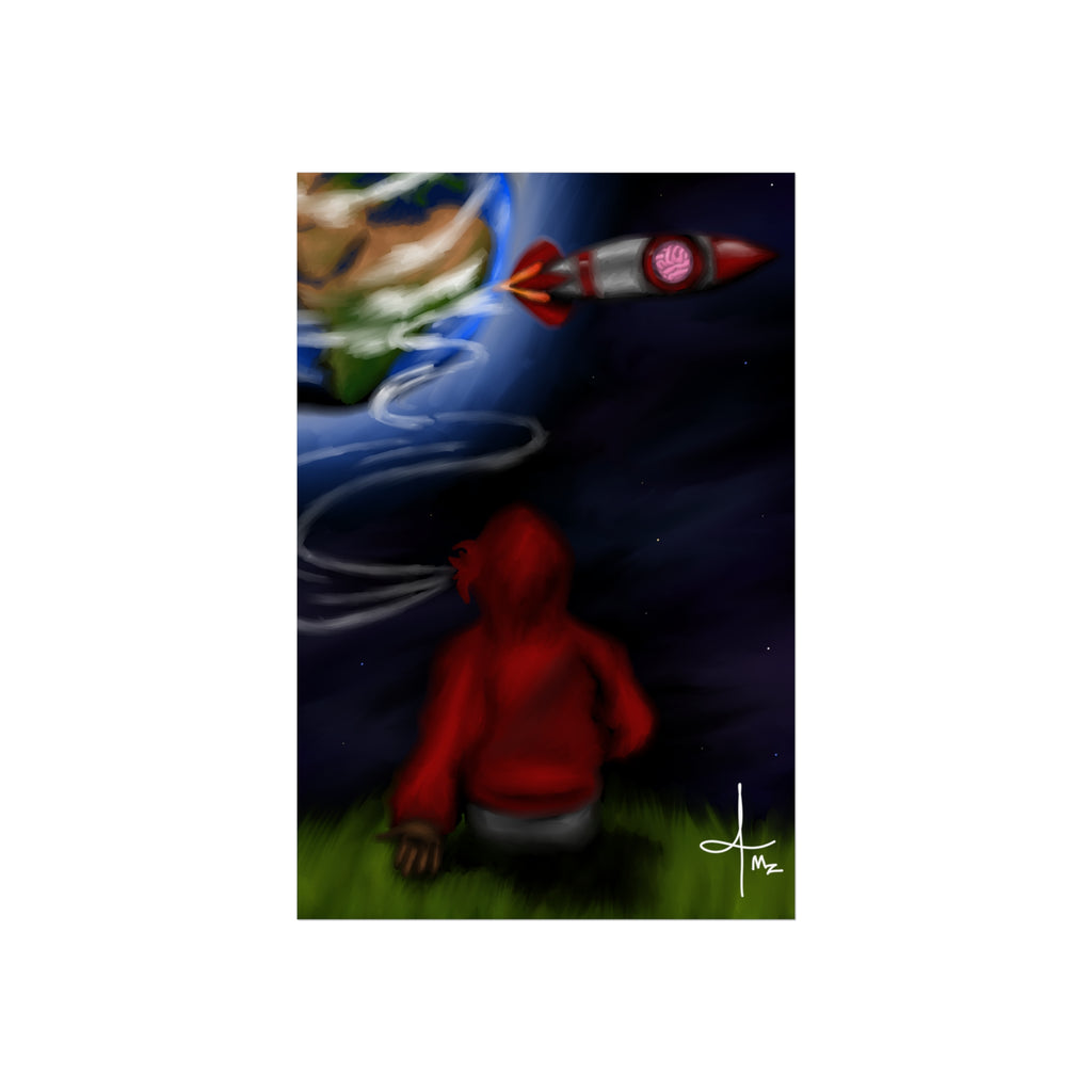 “Spaced Out” Matte poster
