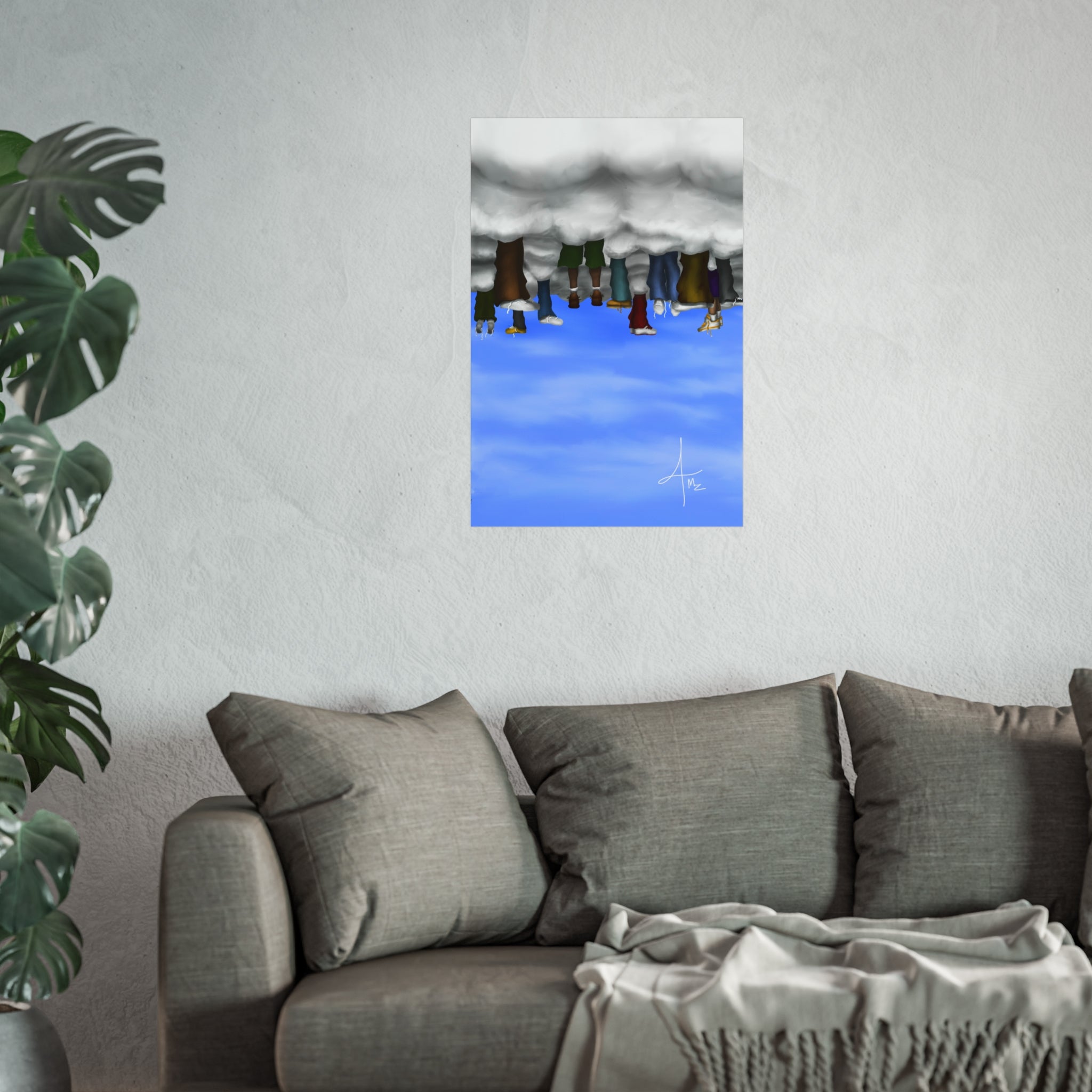 “Cloudy Brain Club” v.1 Art Poster