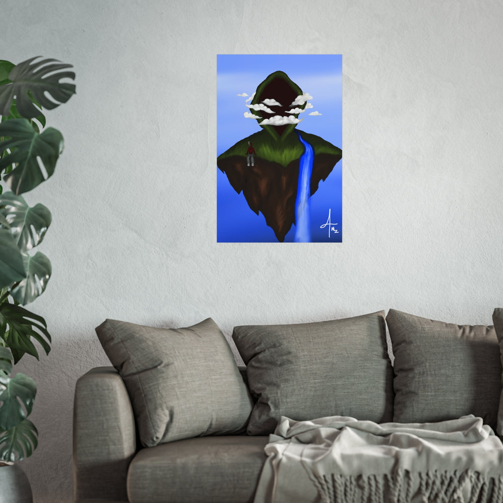 “In my own world” Matte poster