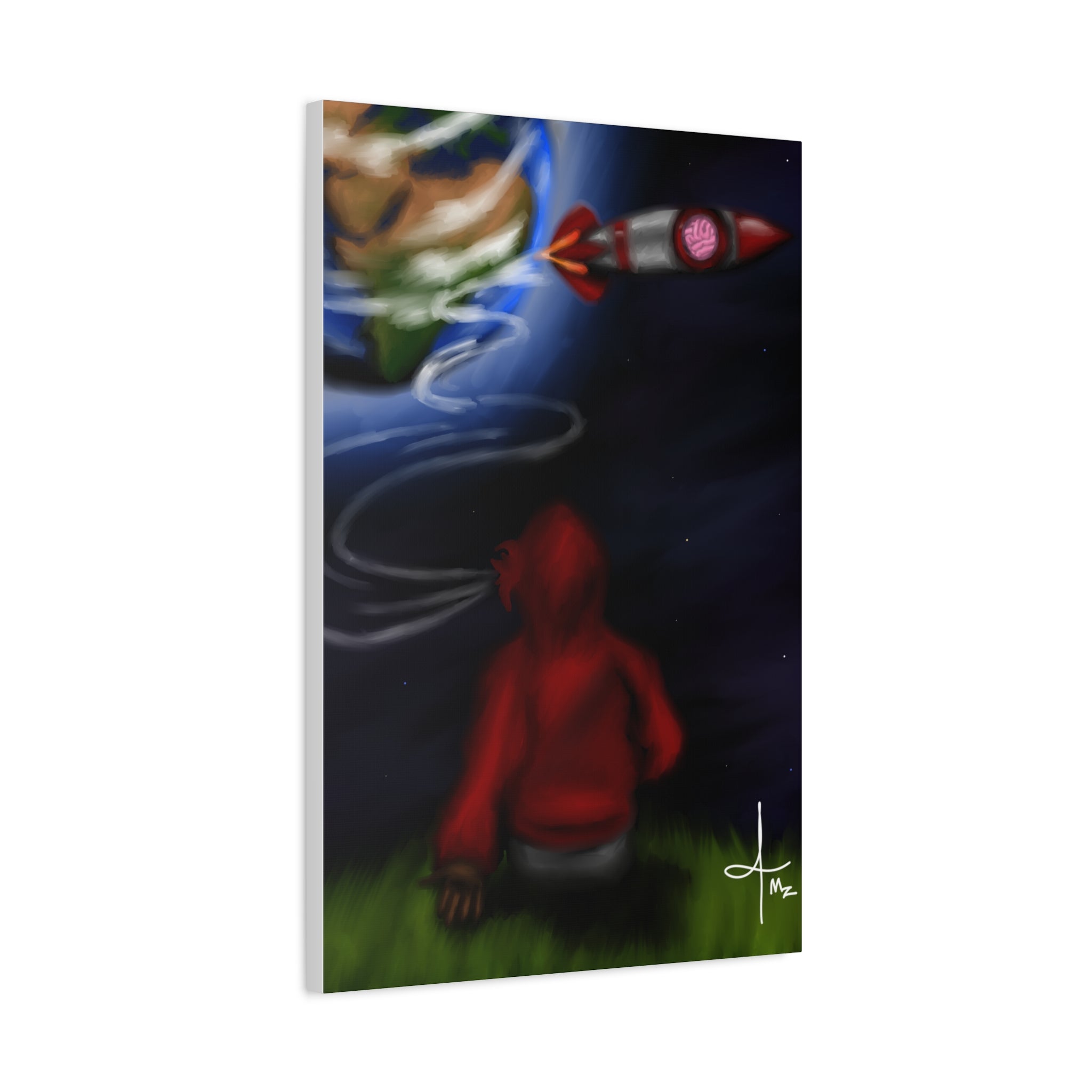 “Spaced Out”  Matte Canvas, Stretched, 1.25"