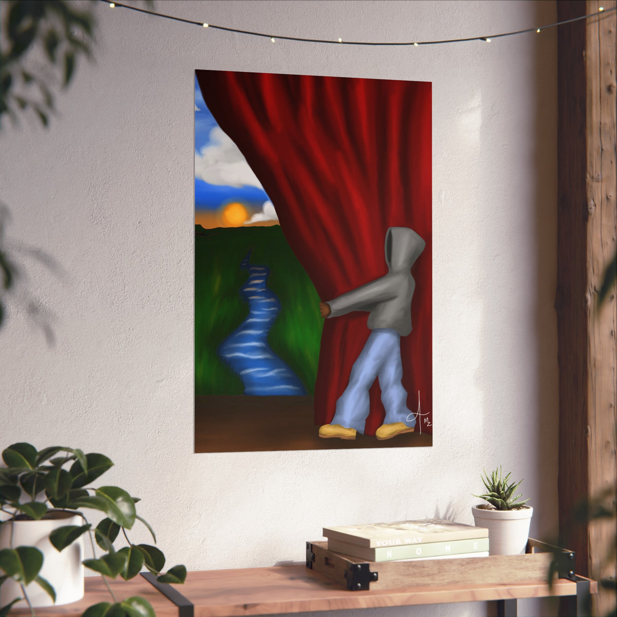 “Set the stage” Matte poster