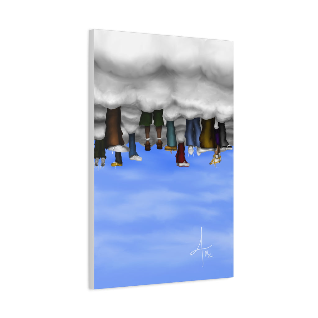 “Cloudy Brain Club” V.1. Matte Canvas, Stretched, 1.25"