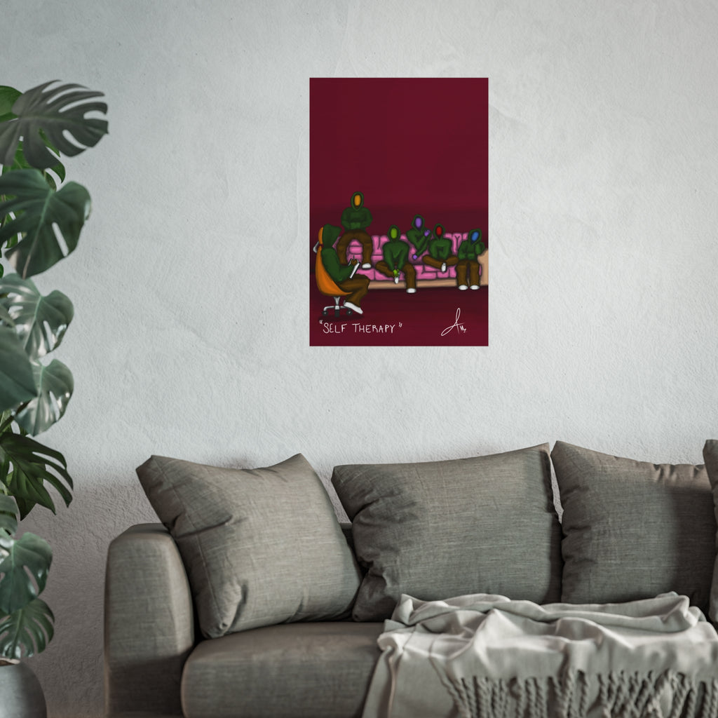 “Self Therapy” Matte poster