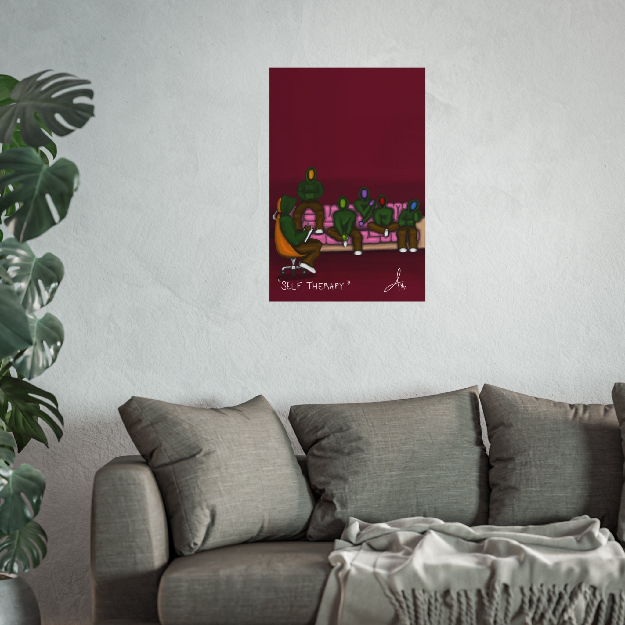 “Self Therapy” Matte poster