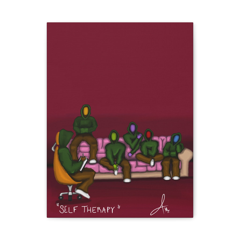 ”Self Therapy”  Matte Canvas, Stretched, 1.25"