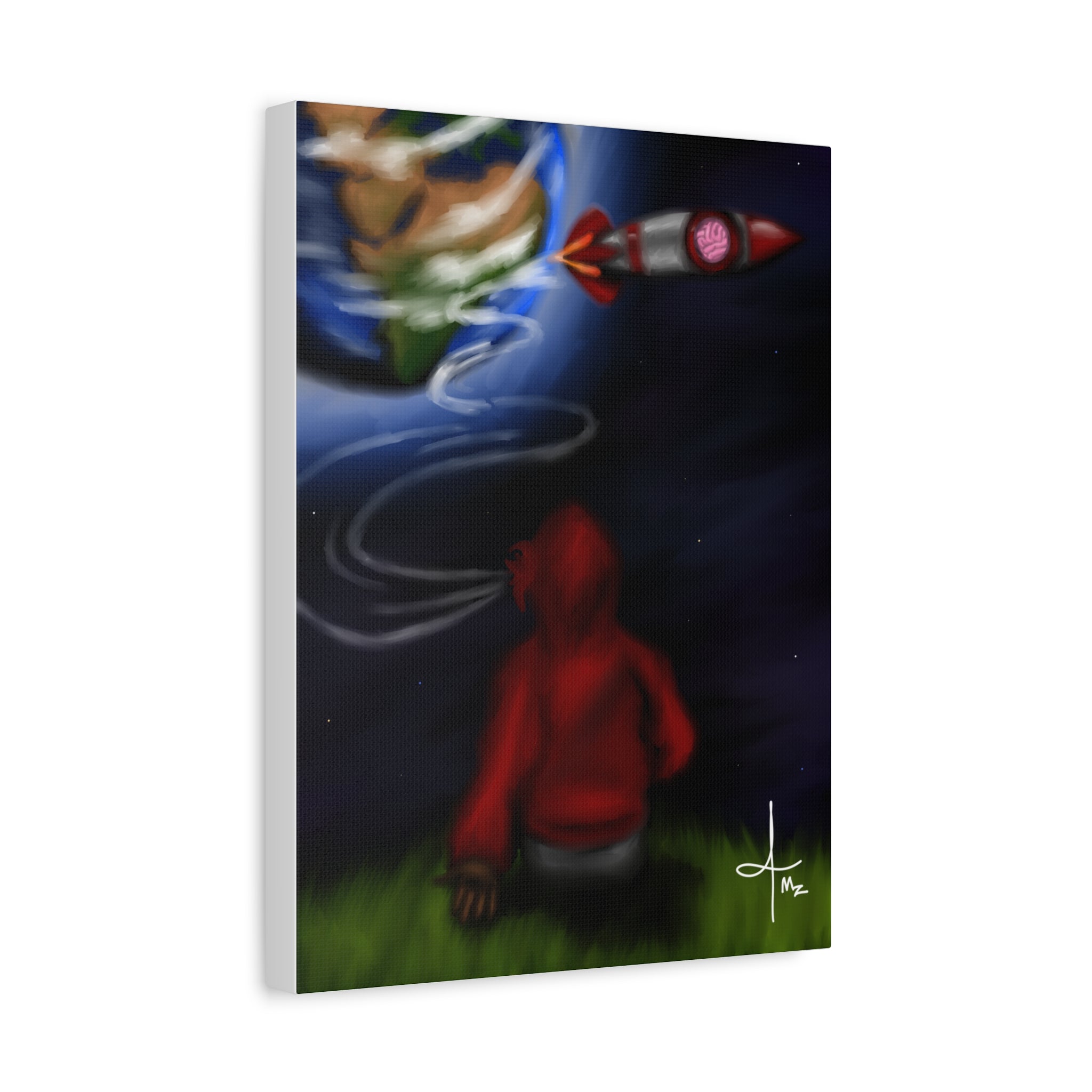 “Spaced Out”  Matte Canvas, Stretched, 1.25"