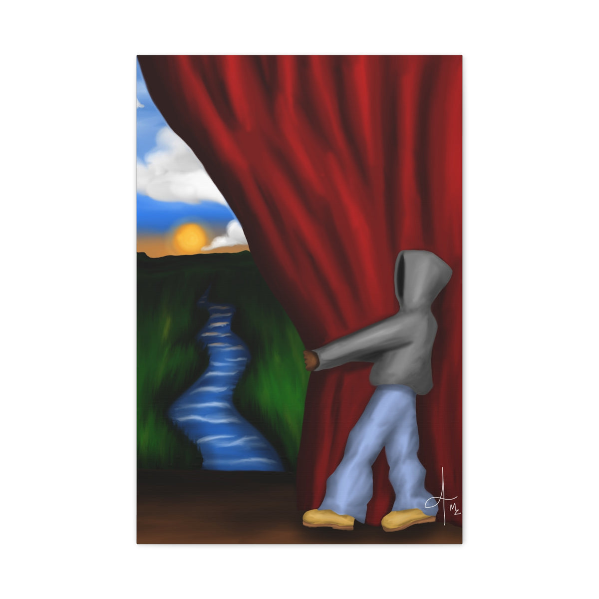 “Set the stage” Matte Canvas, Stretched, 1.25"