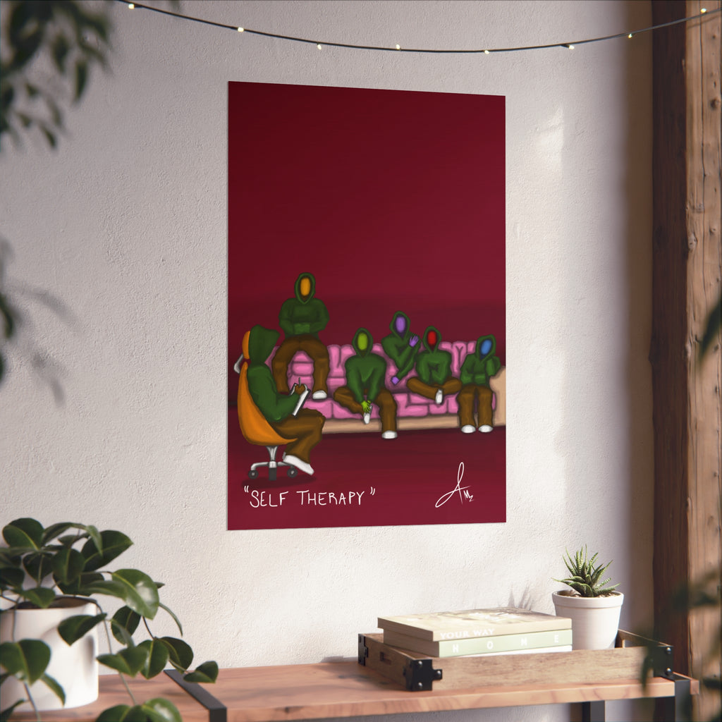 “Self Therapy” Matte poster
