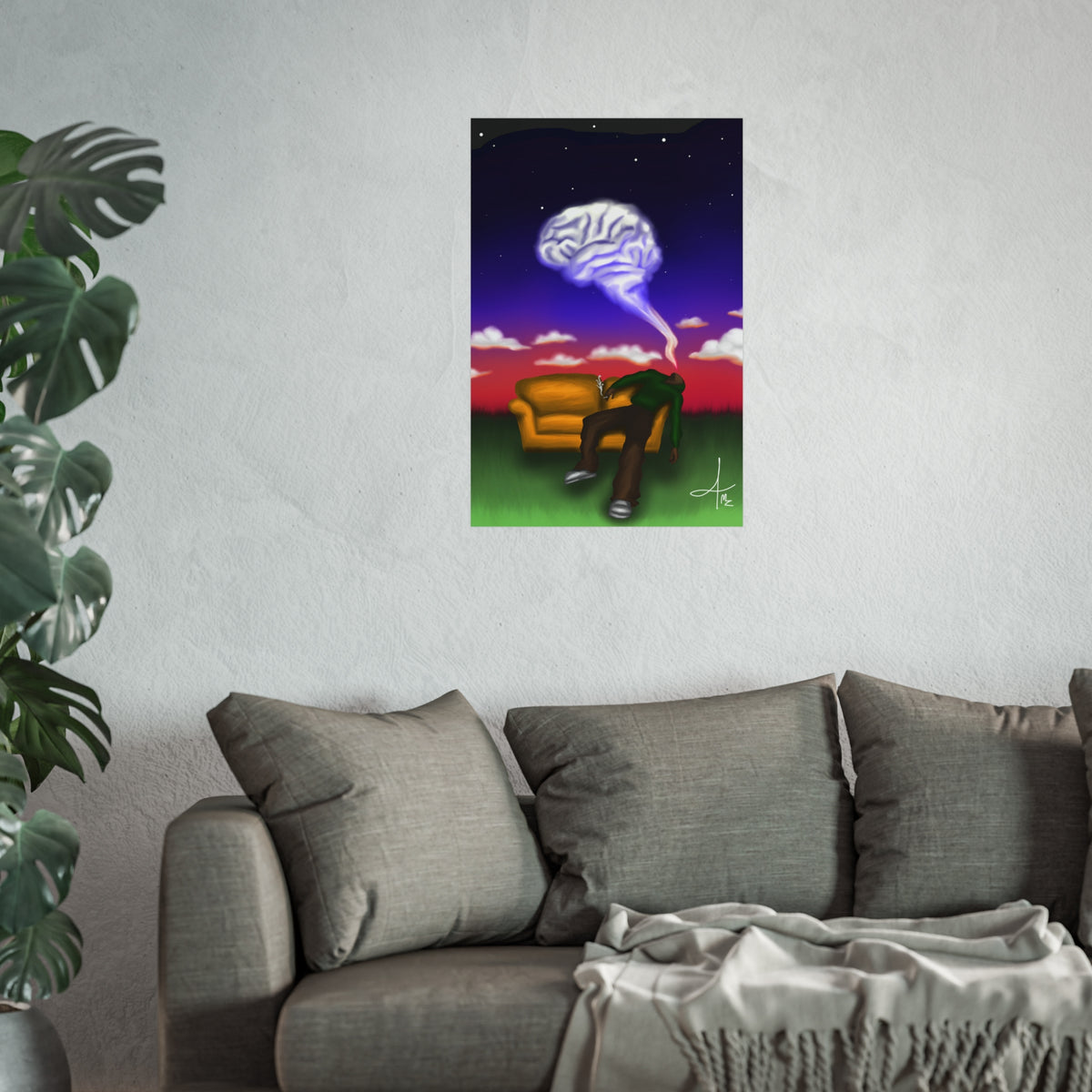 “In Hell Exhale” Matte poster