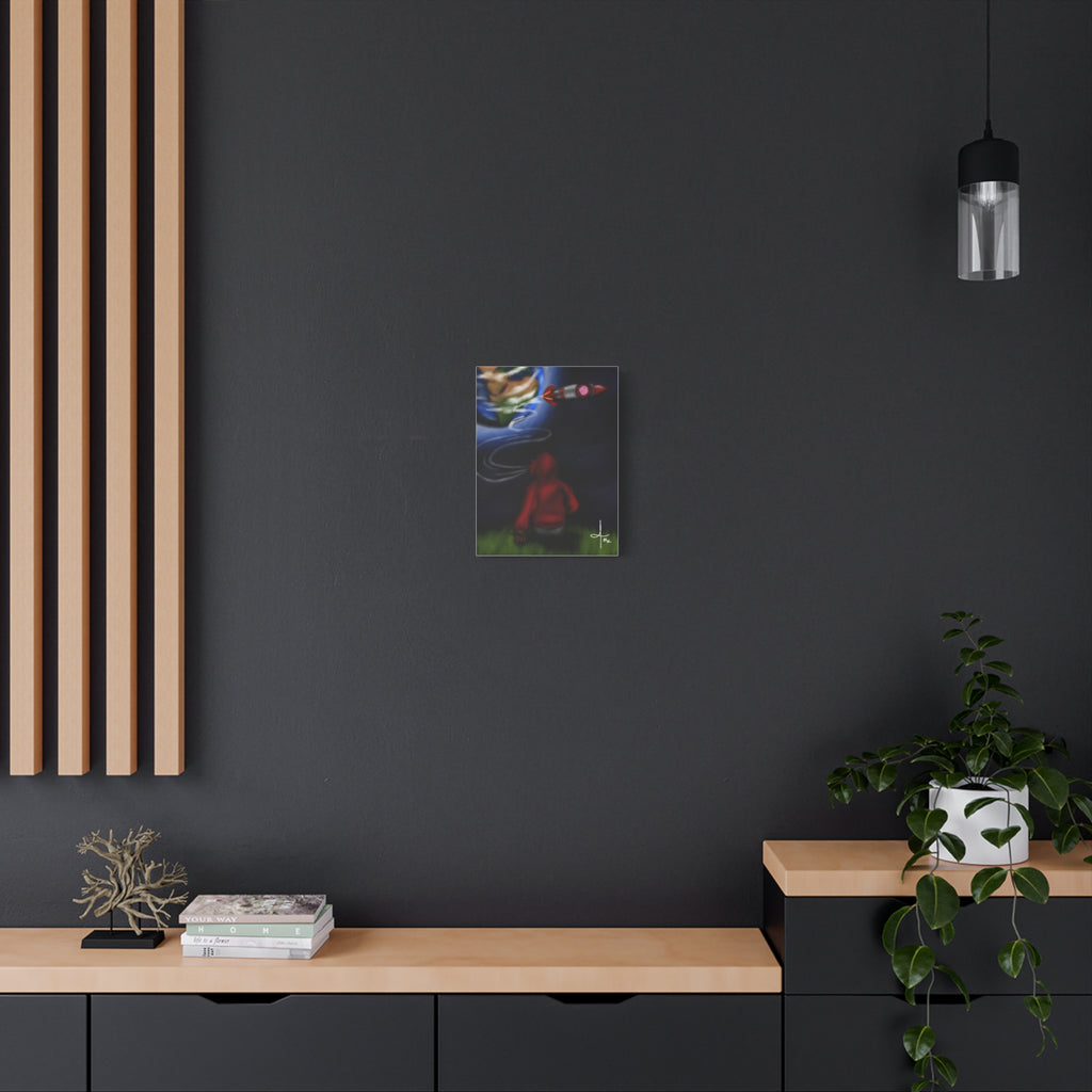 “Spaced Out”  Matte Canvas, Stretched, 1.25"