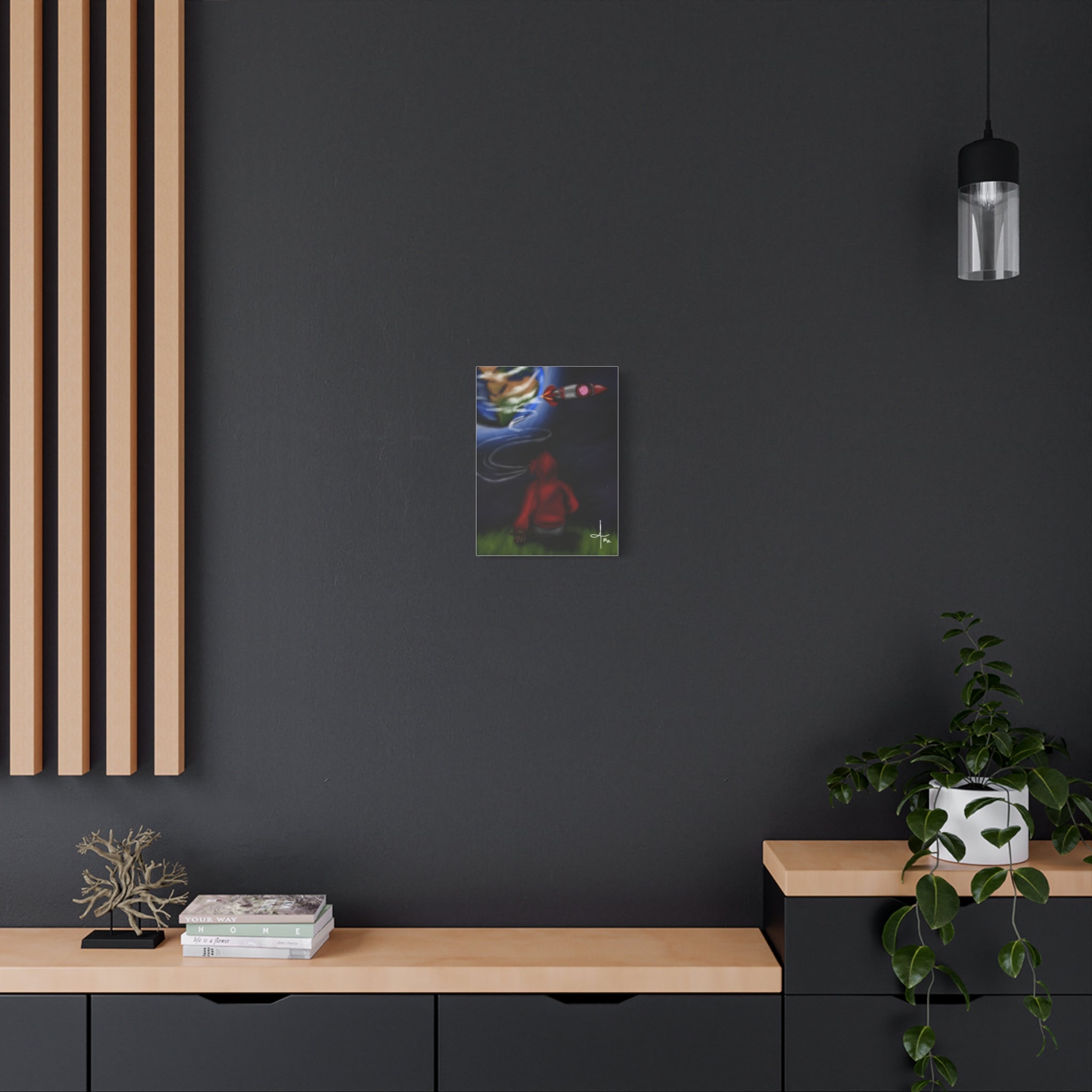 “Spaced Out”  Matte Canvas, Stretched, 1.25"