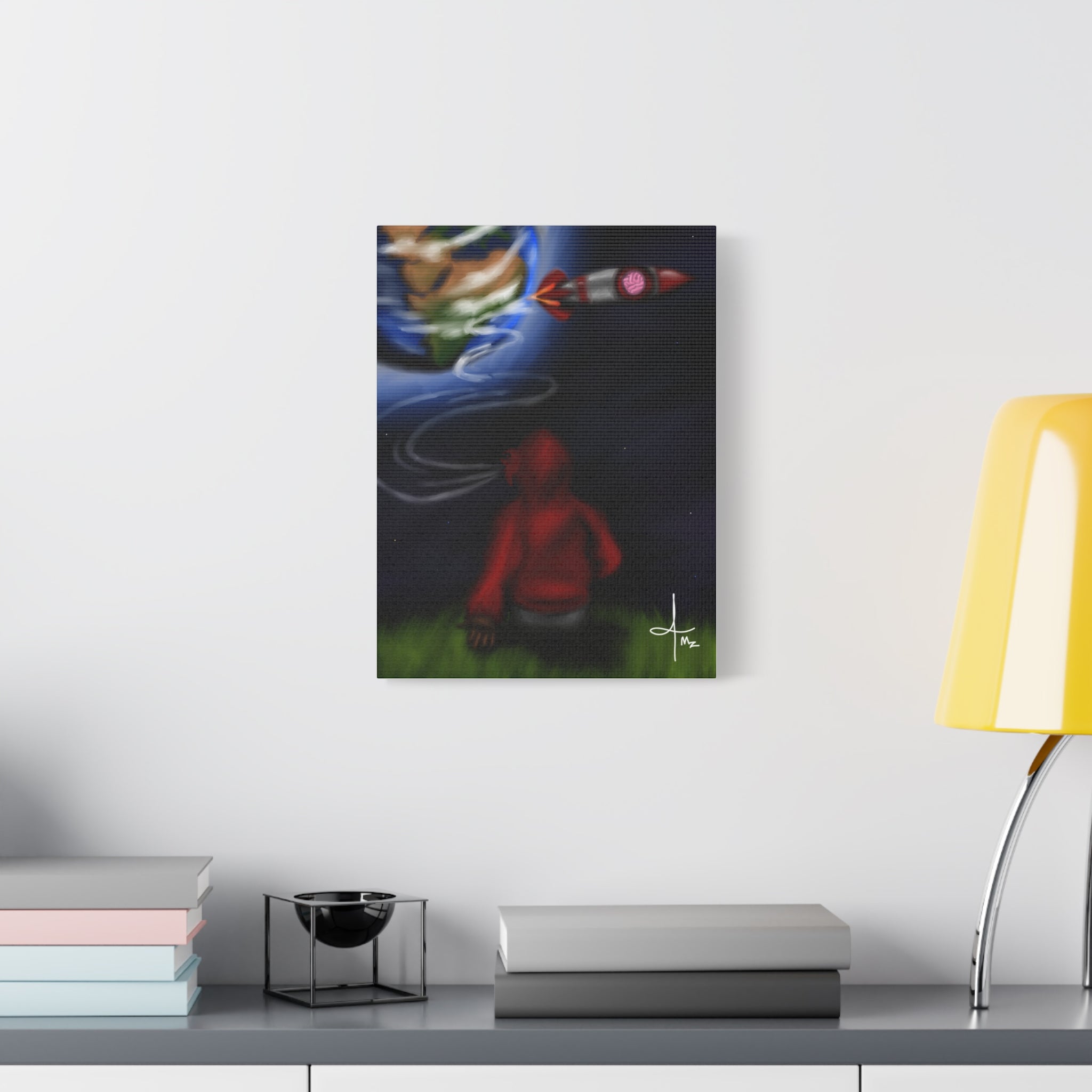 “Spaced Out”  Matte Canvas, Stretched, 1.25"