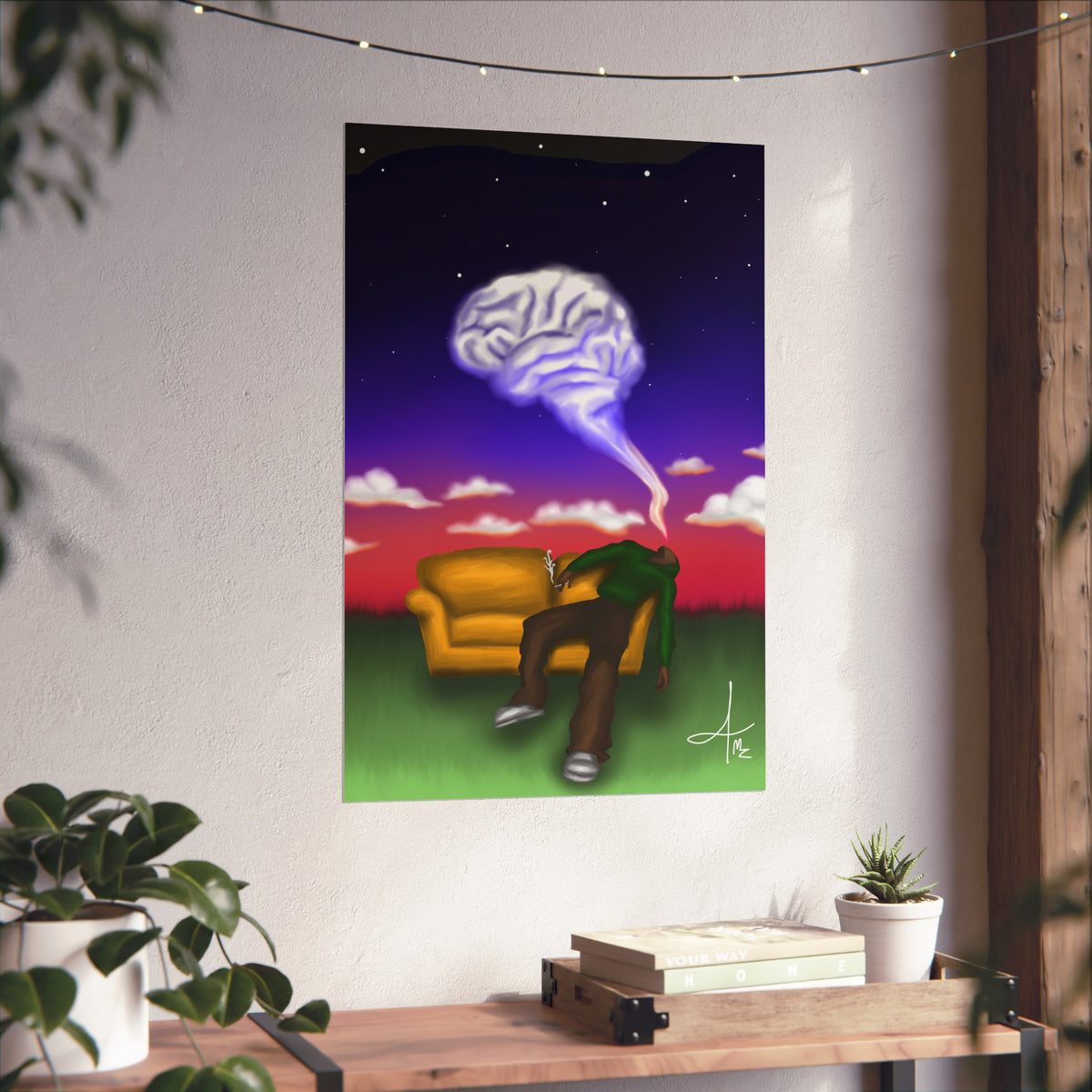 “In Hell Exhale” Matte poster
