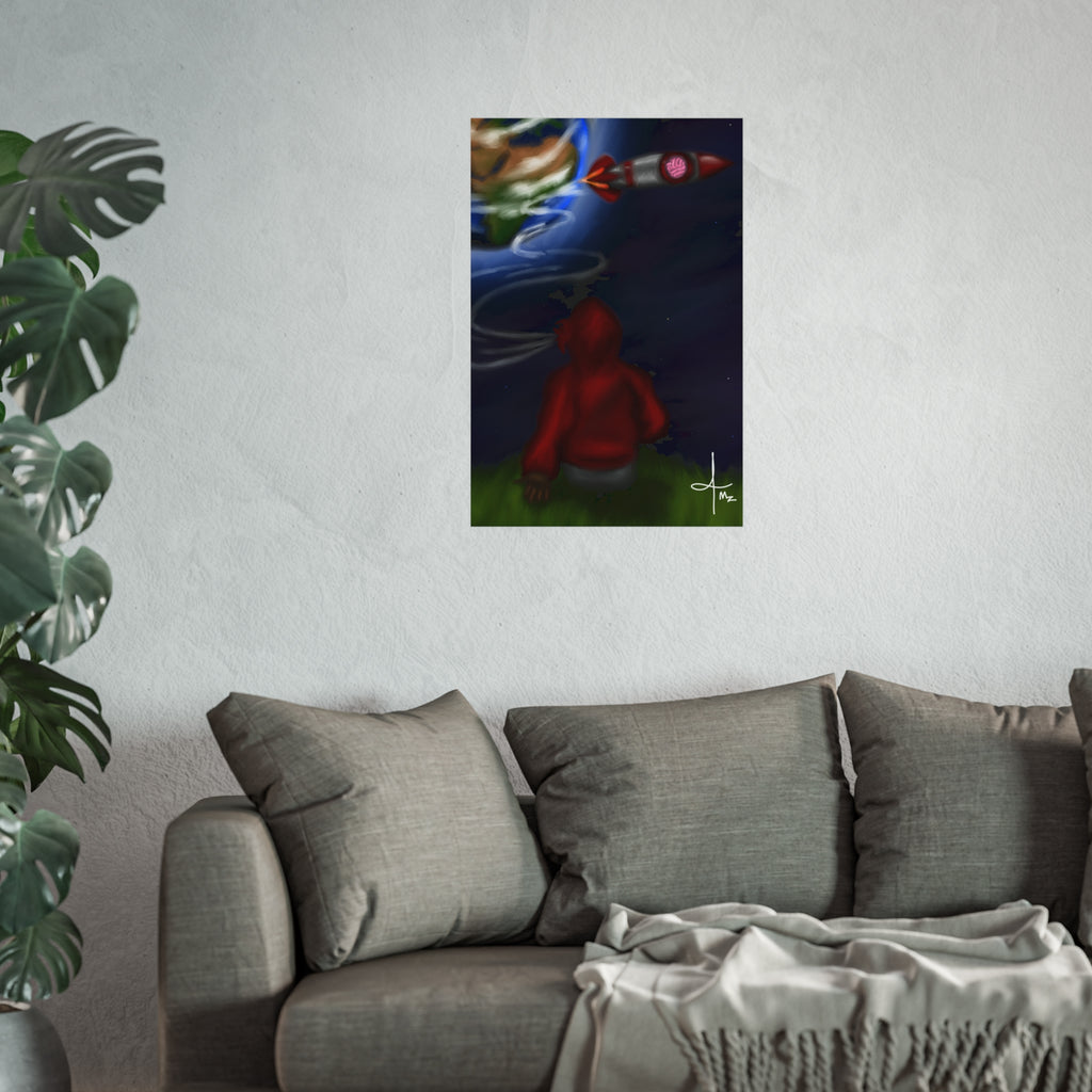 “Spaced Out” Matte poster