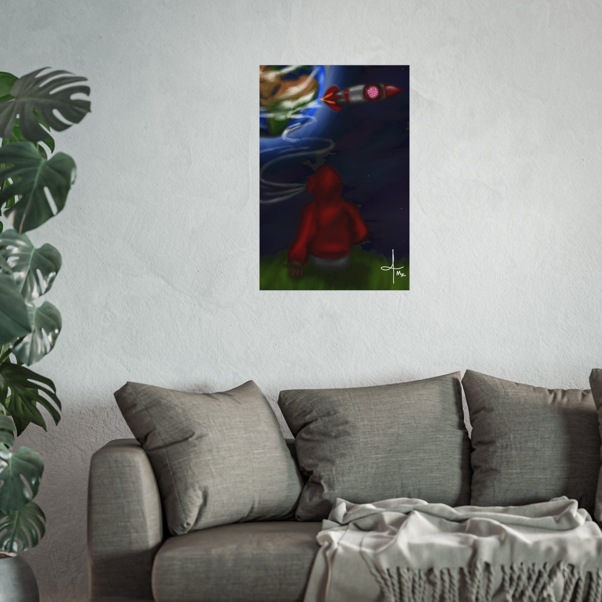 “Spaced Out” Matte poster