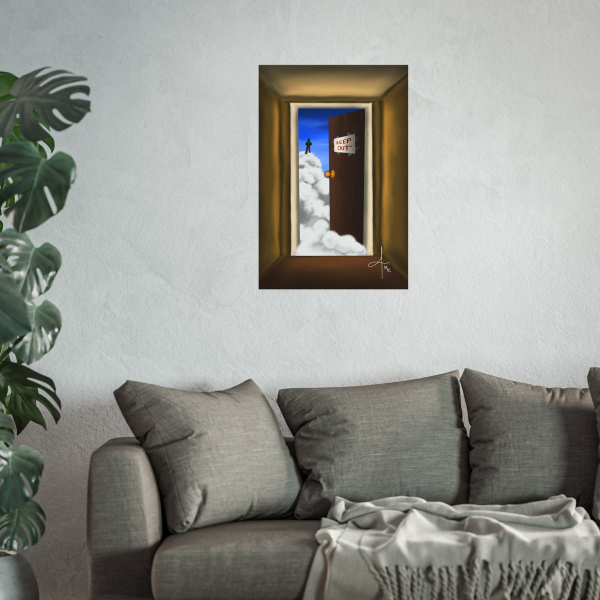 “Where peace resides” Matte poster