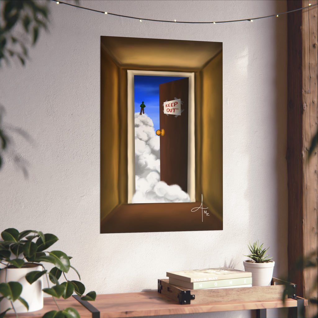 “Where peace resides” Matte poster