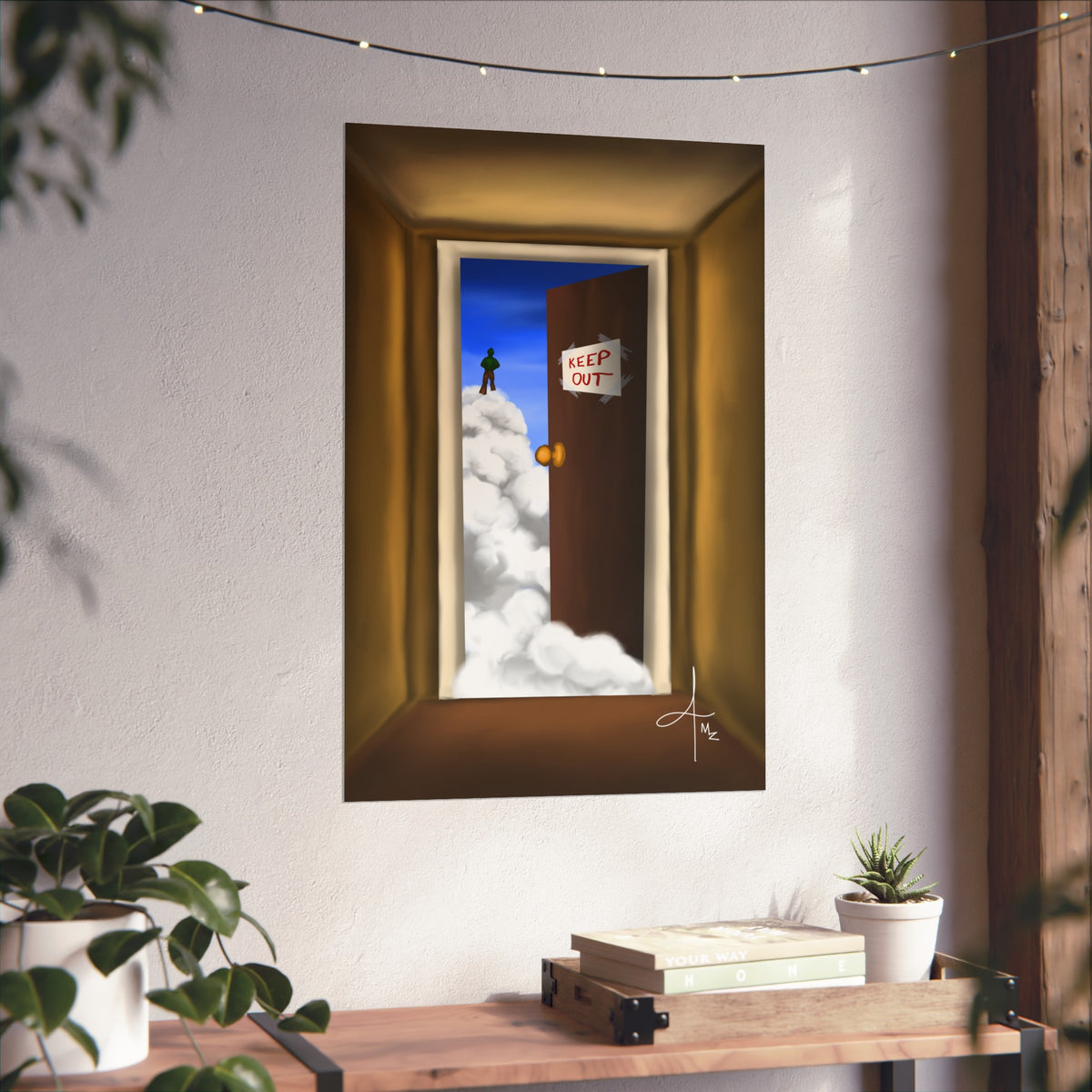 “Where peace resides” Matte poster
