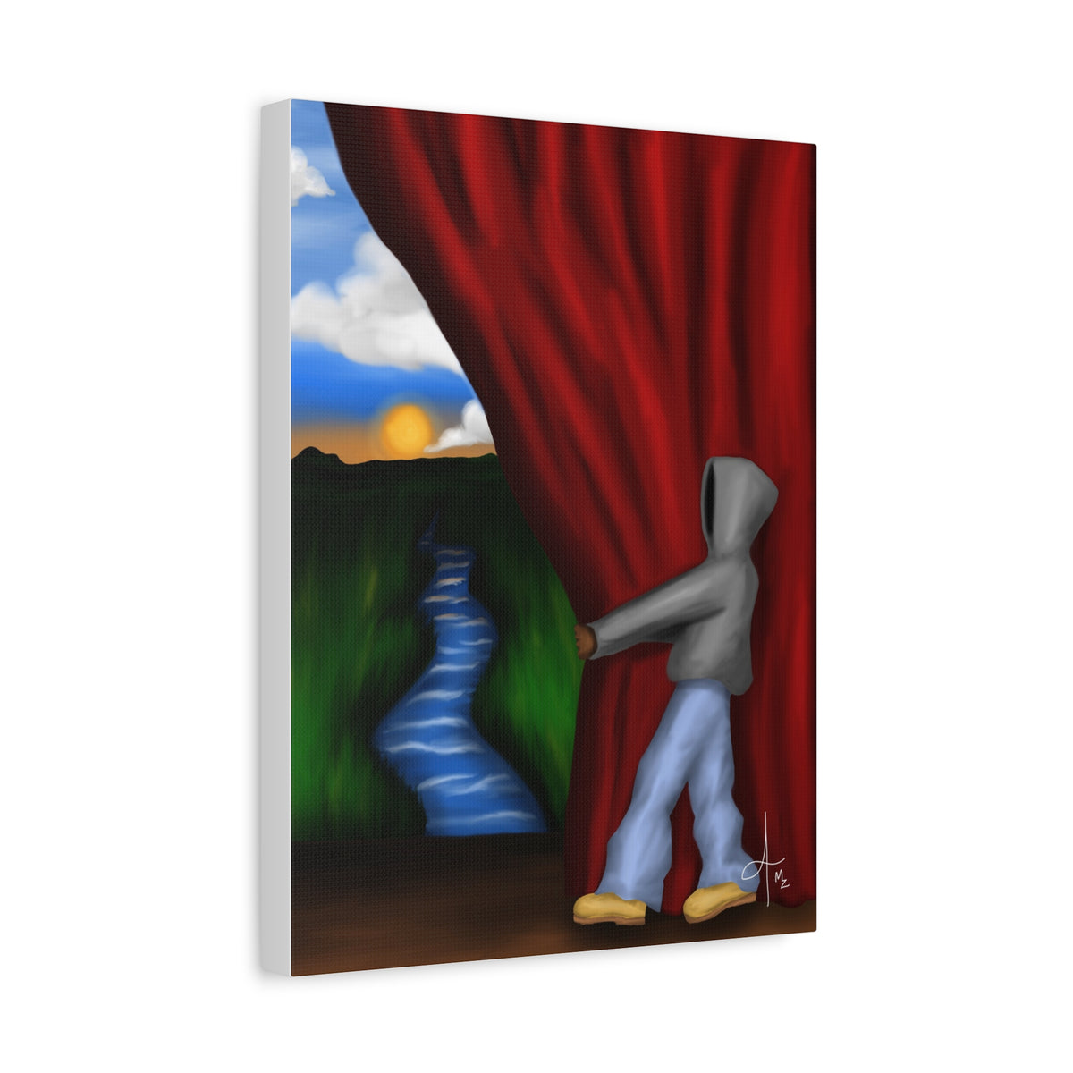 “Set the stage” Matte Canvas, Stretched, 1.25"
