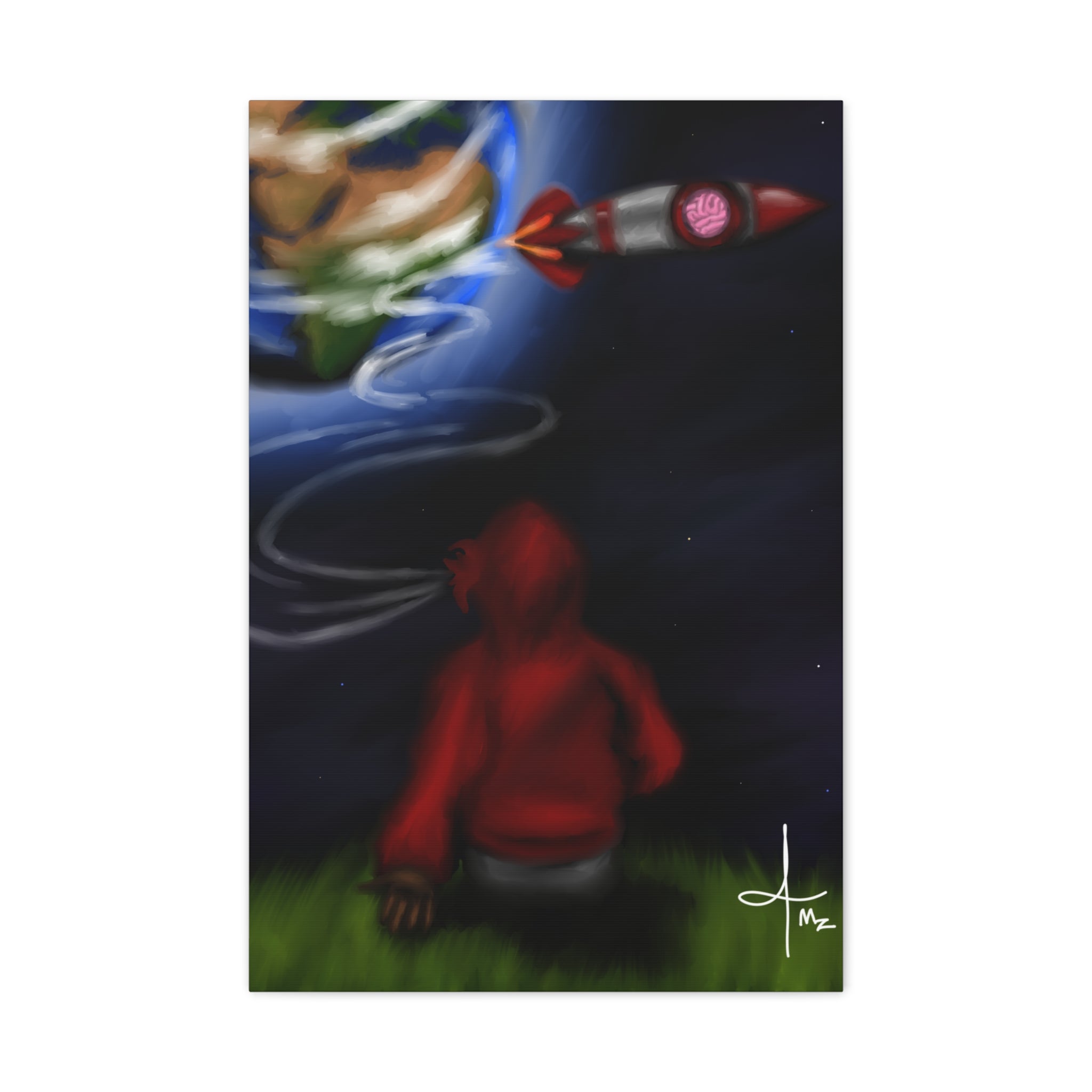 “Spaced Out”  Matte Canvas, Stretched, 1.25"