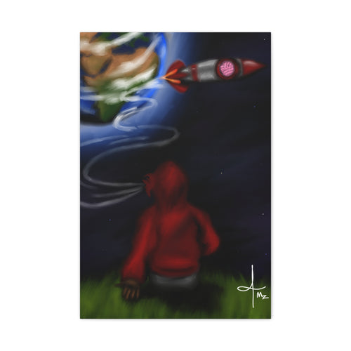 “Spaced Out”  Matte Canvas, Stretched, 1.25"